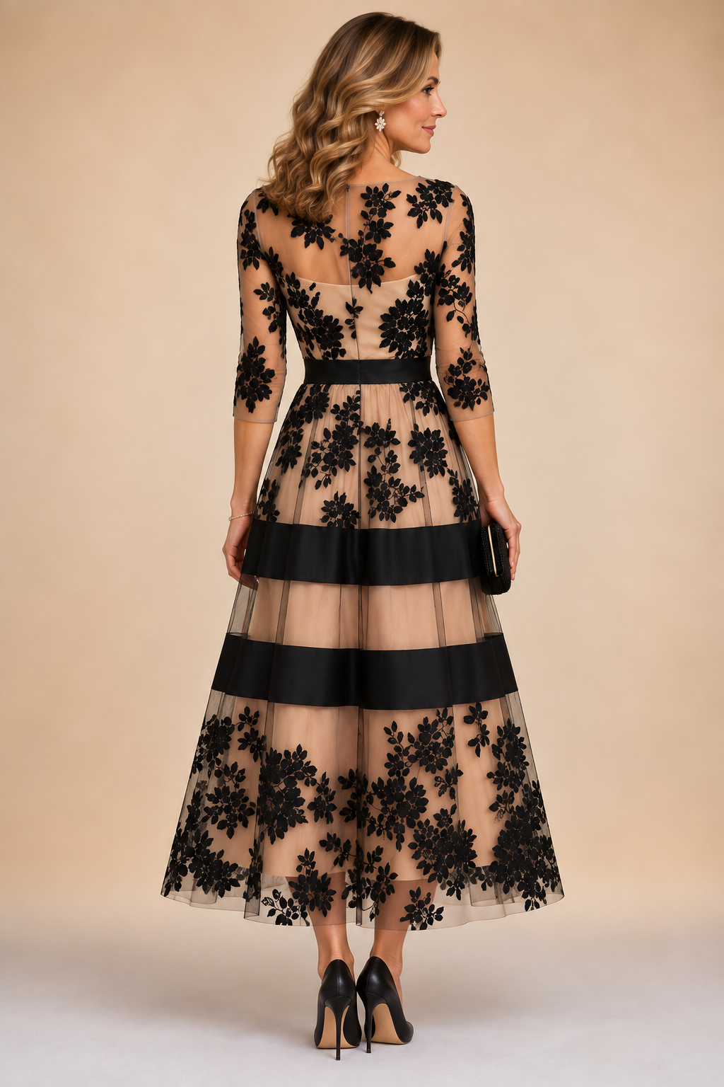Darcy | Elegant Floral Lace Dress
