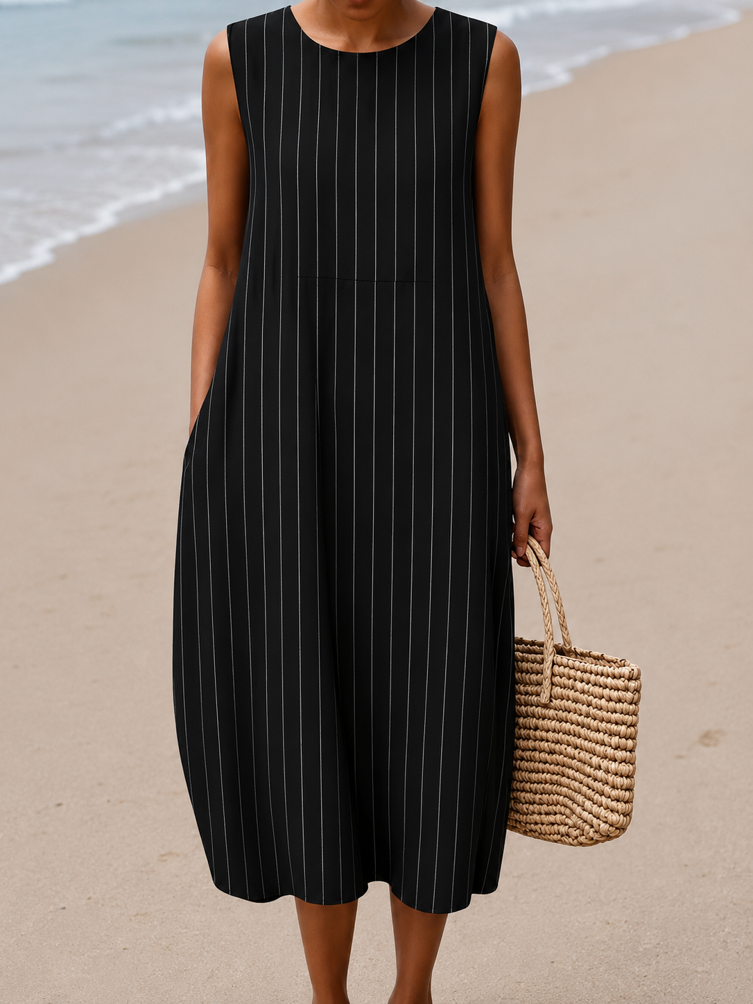 Sleeveless Midi Dress