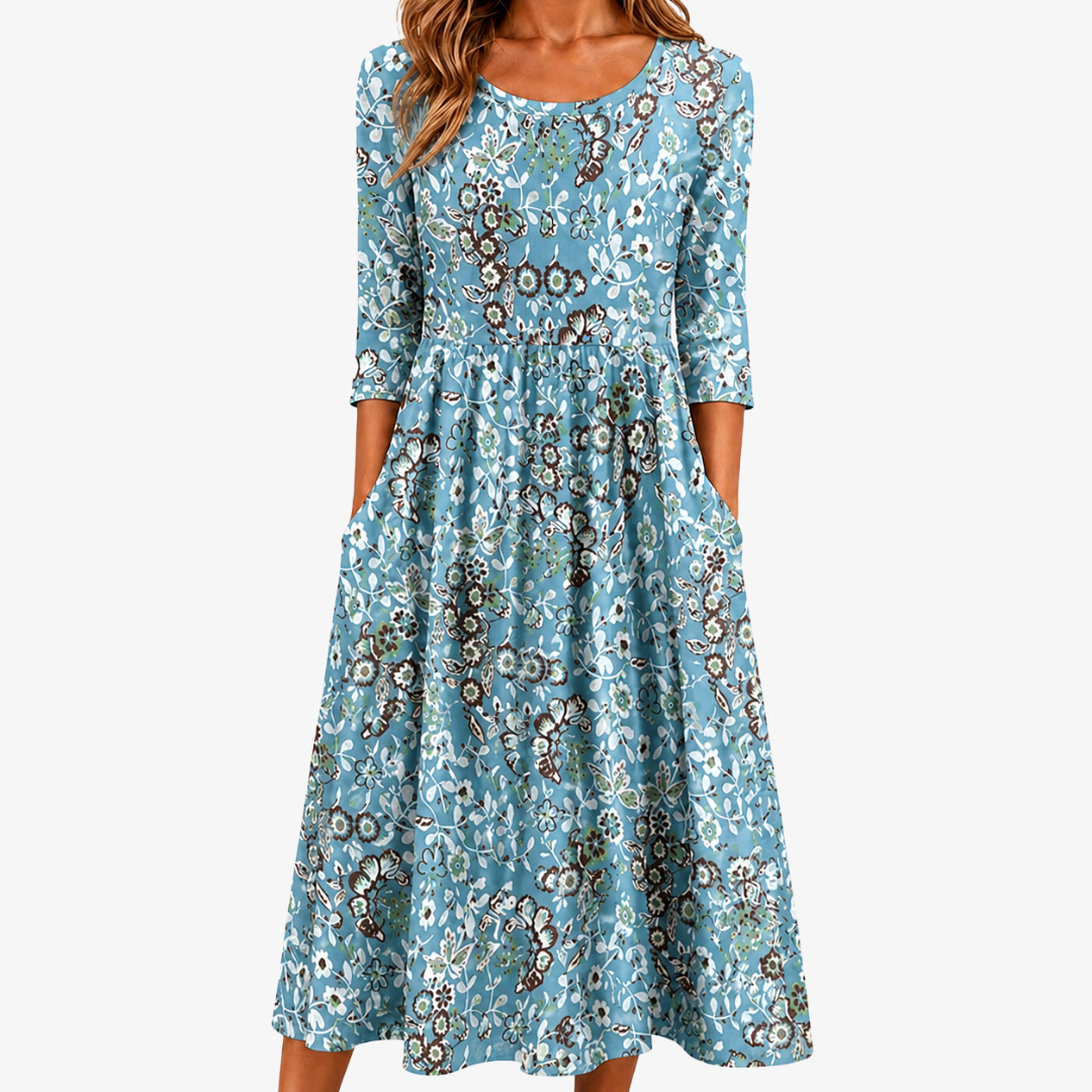 Coastal Garden Maxi Dress