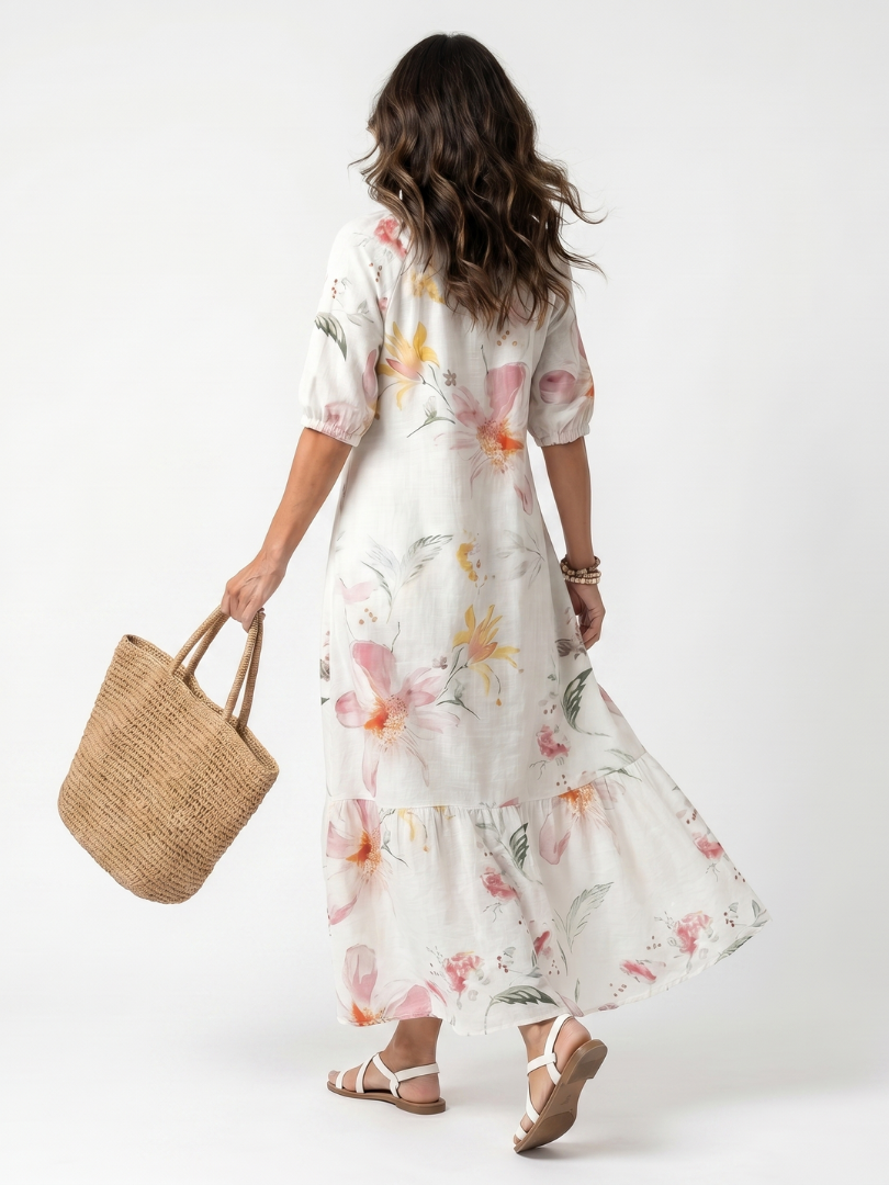 Noa | Floral Midi Dress