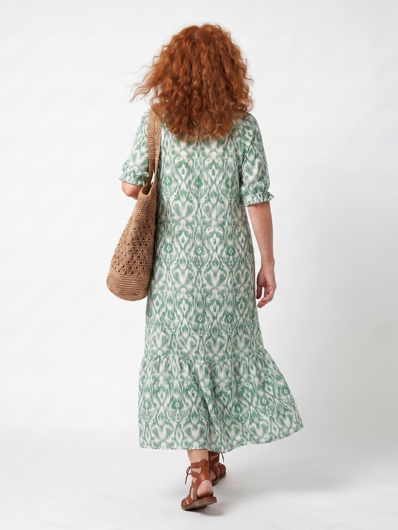 Ilara | Midi Dress with V-Neck