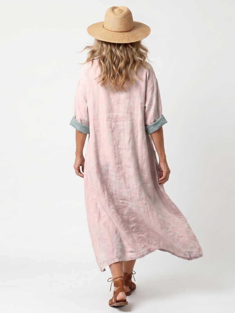 Kenza | Embroidered Midi Dress