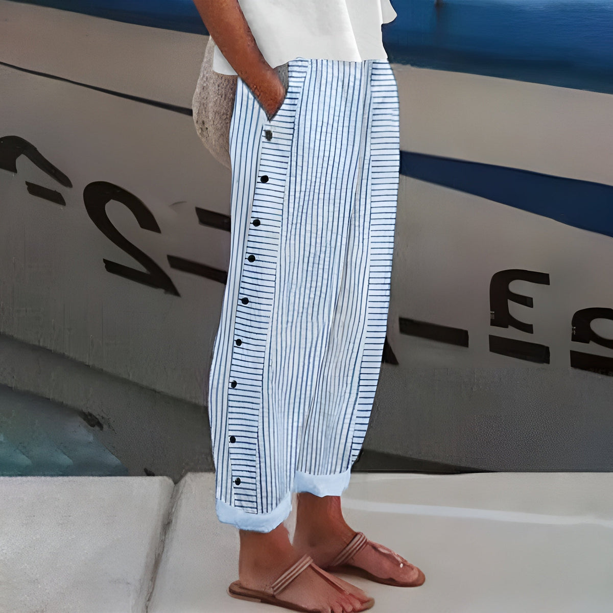 Comfortable Pants with Side Pockets