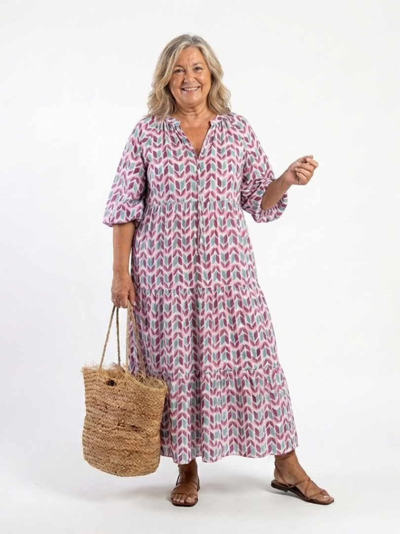 Mireya | Midi Dress with Ruffles