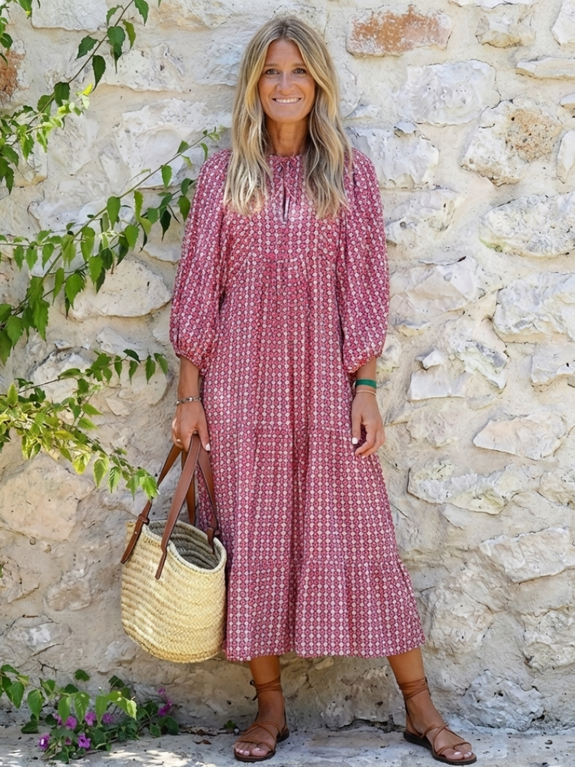 Arlette | Midi dress with long sleeves