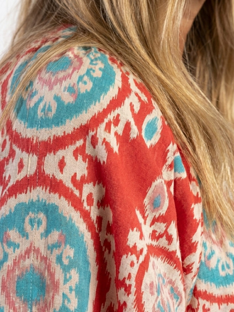 Zaria | Printed Midi Dress