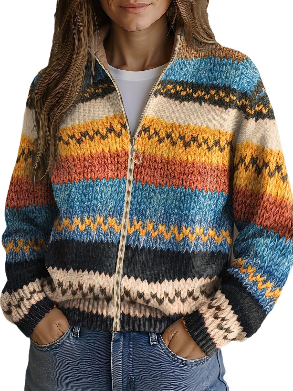 Yseult | Zigzag Cardigan