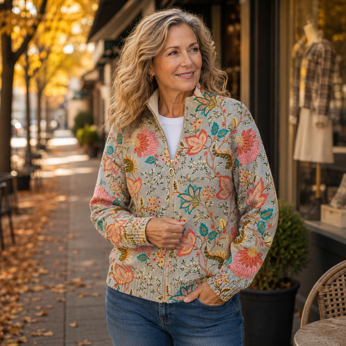 Xanthe | Vintage Floral Cardigan