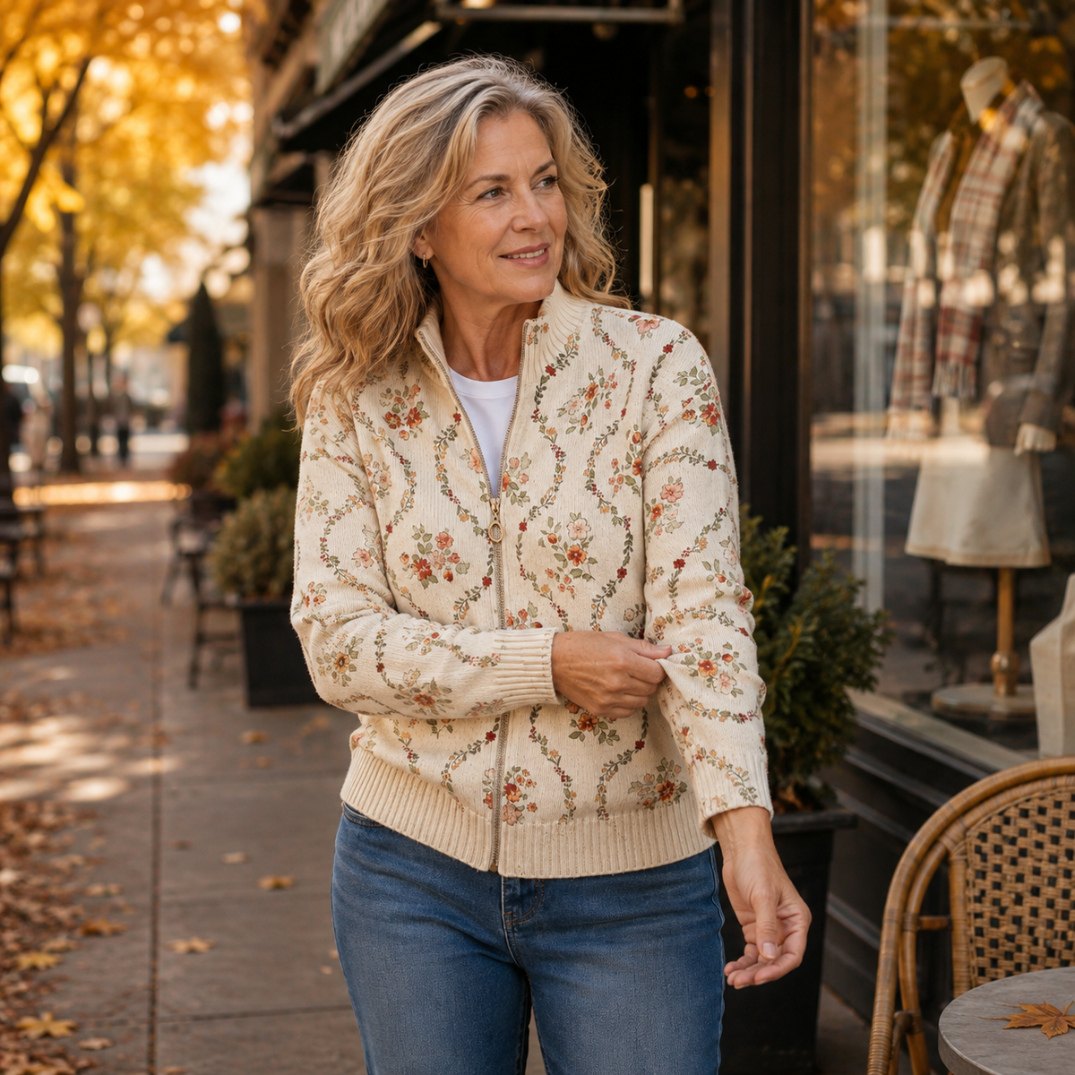Persephone | Floral Cardigan