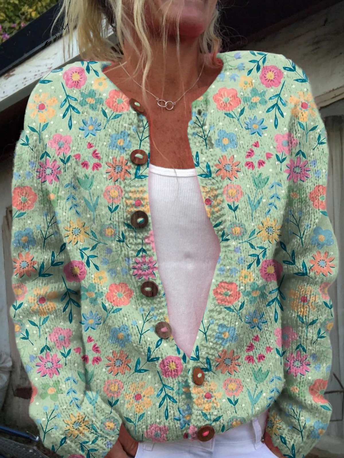 Foxfield™ | Vintage Floral Cardigan for Women