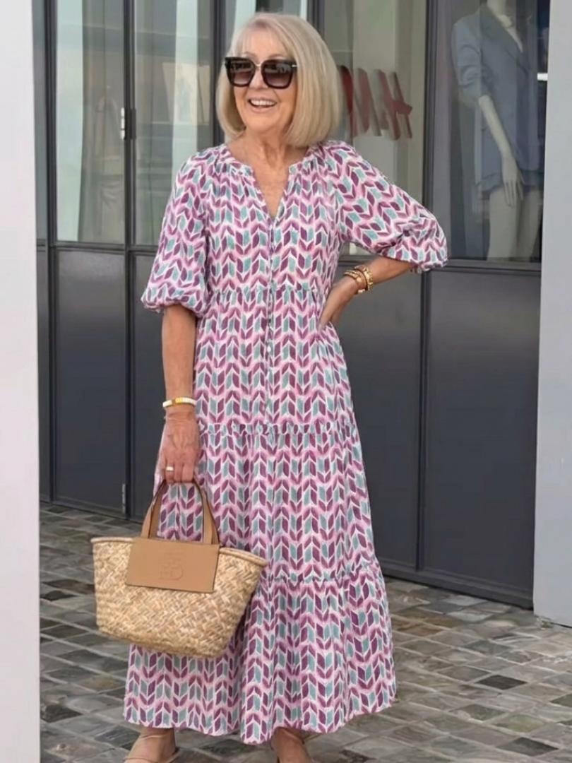 Mireya | Midi Dress with Ruffles