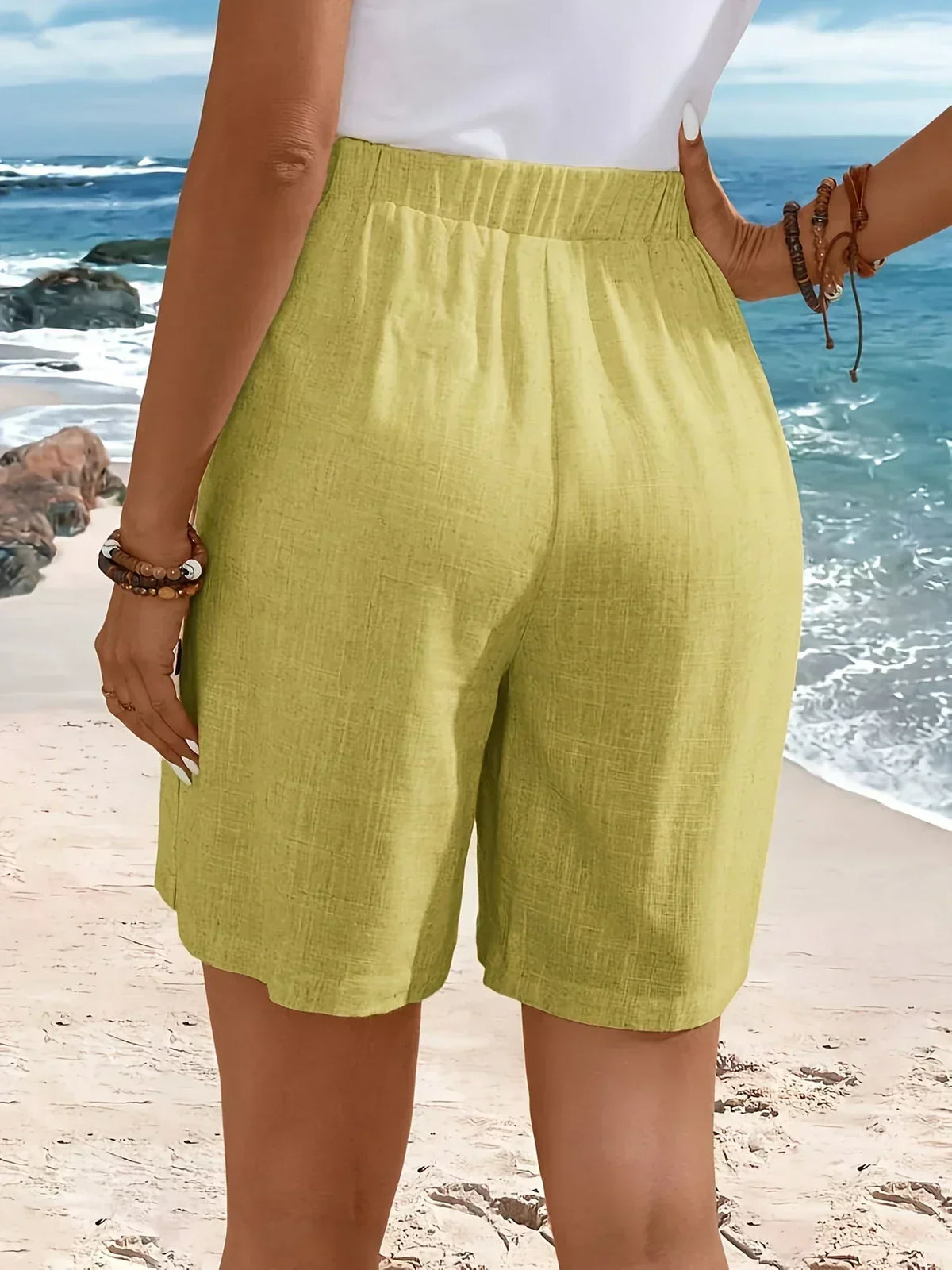 Comfortable Button Shorts