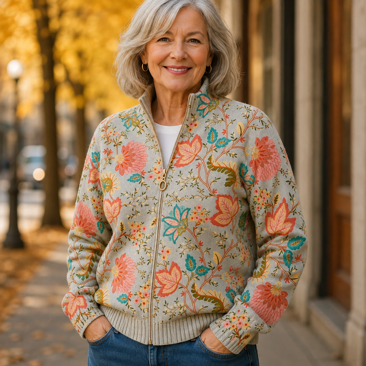 Xanthe | Vintage Floral Cardigan
