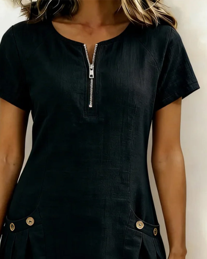 Lina Dress | Natural Elegance for Every Day