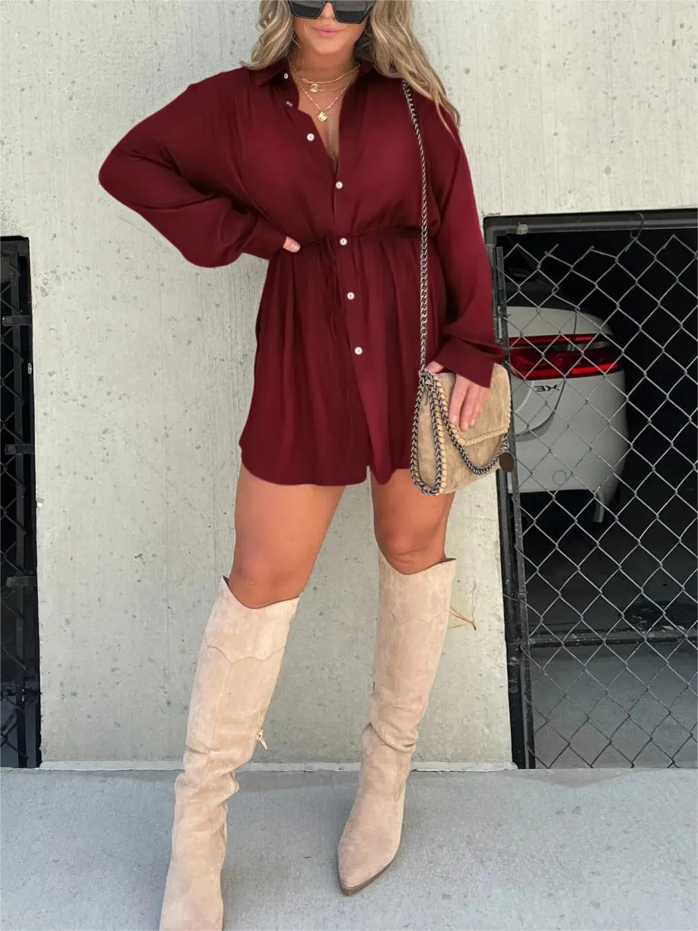 Trendy Satin Jumpsuit