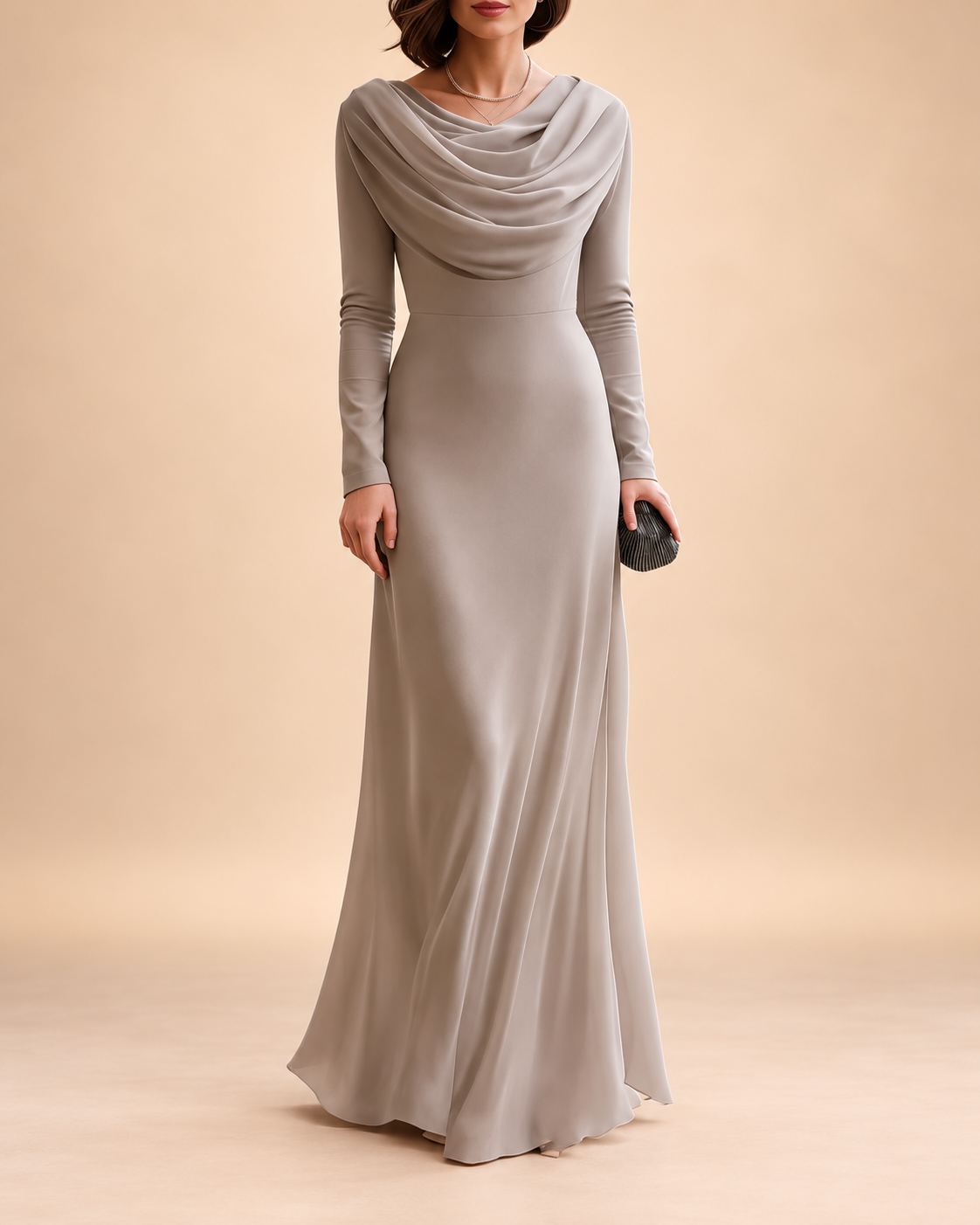 Celeste | Draped Maxi Dress