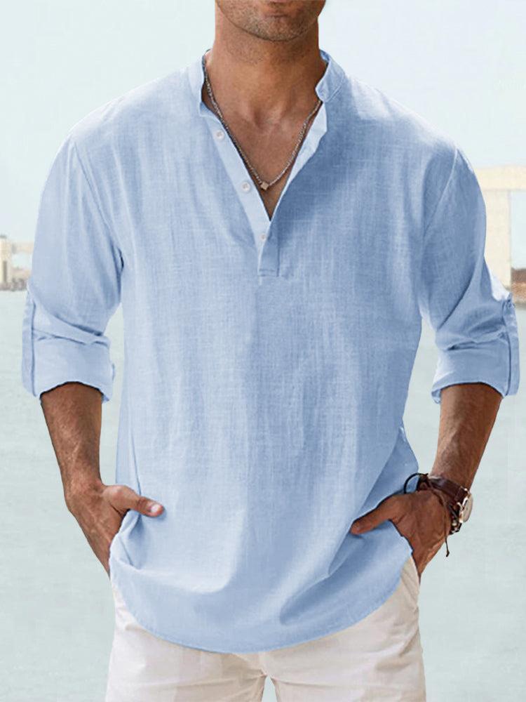 Linen Shirt with Optimal Breathability