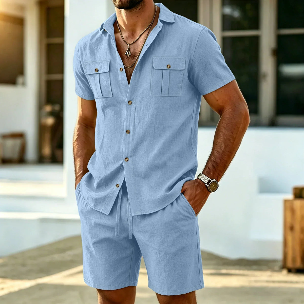 Linen Set for Men