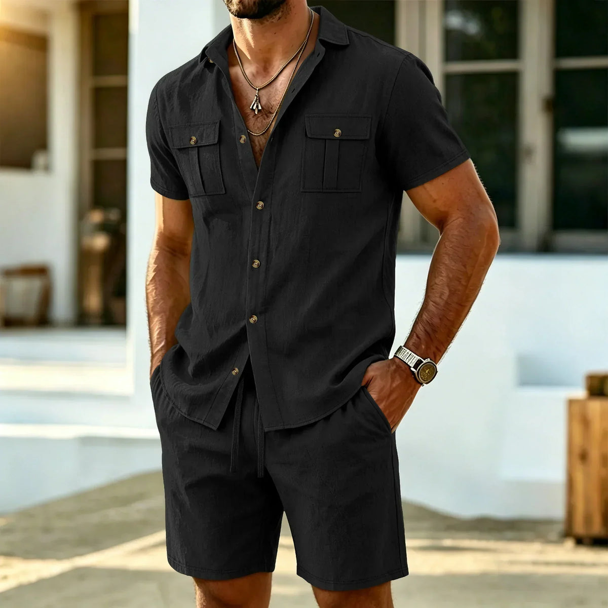 Linen Set for Men