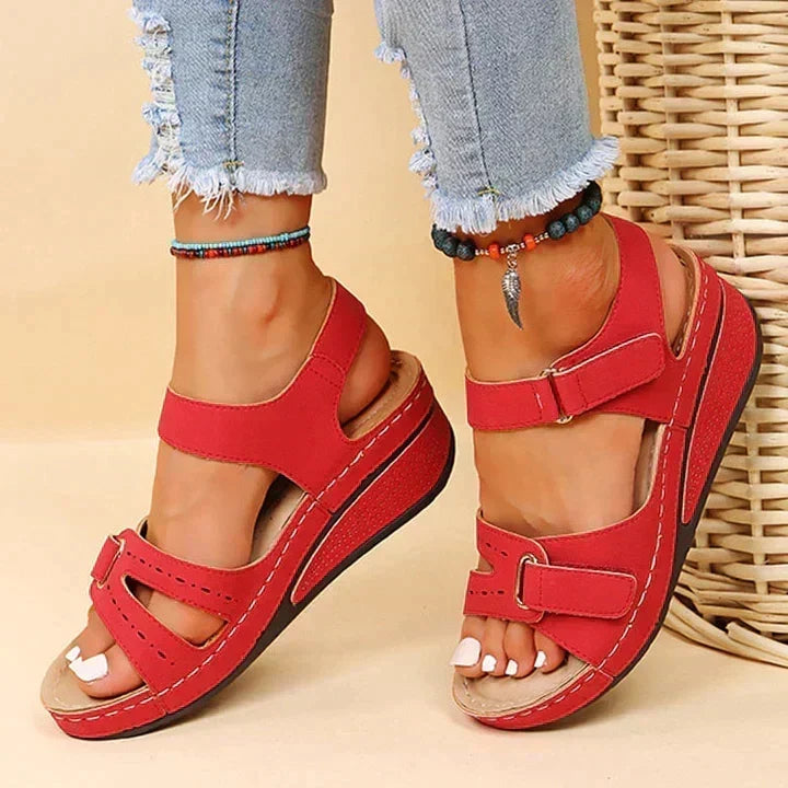 Coralie | Comfort Wedge Sandals with Cushioning