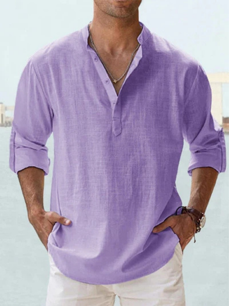 Linen Shirt with Optimal Breathability