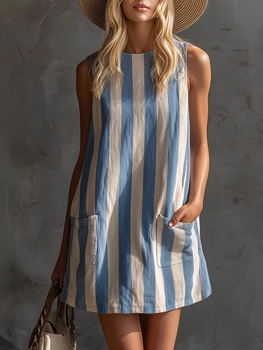 Margot | Striped Mini Dress