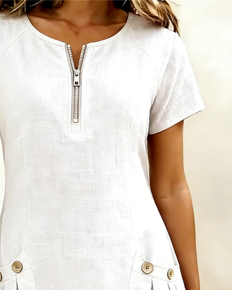 Lina Dress | Natural Elegance for Every Day