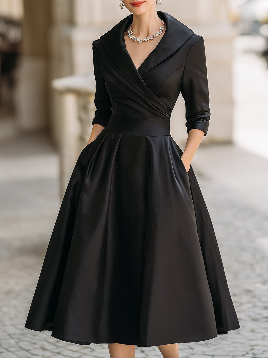Satin Midi Robe
