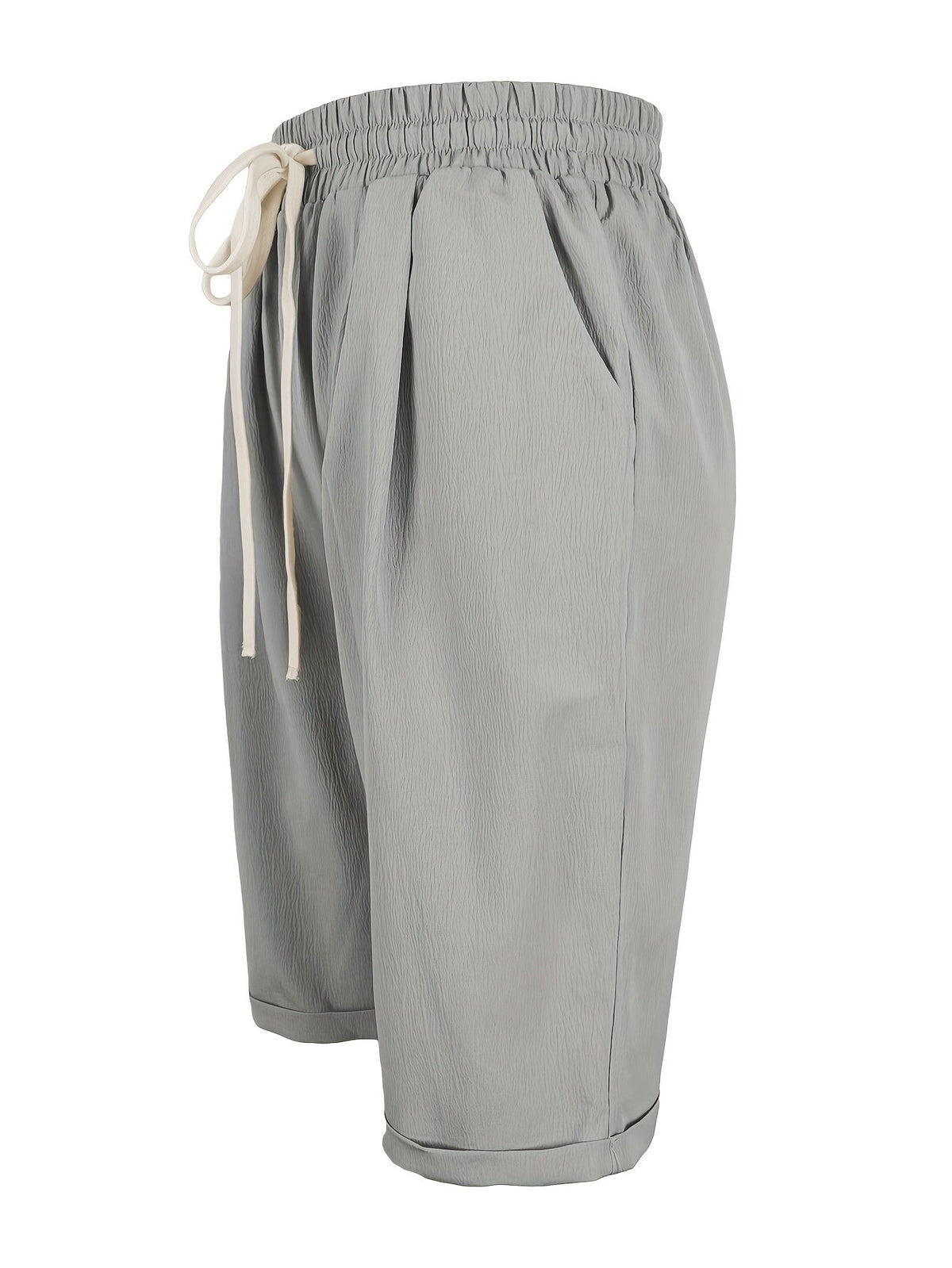 Relaxed Fit Capri Pants