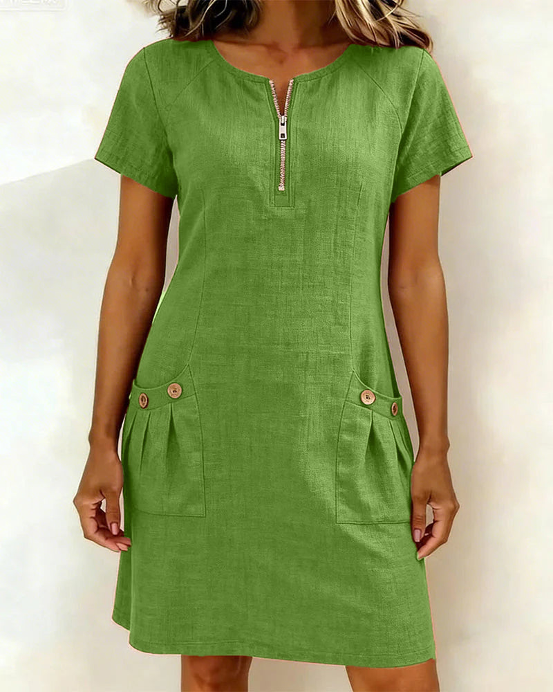 Lina Dress | Natural Elegance for Every Day