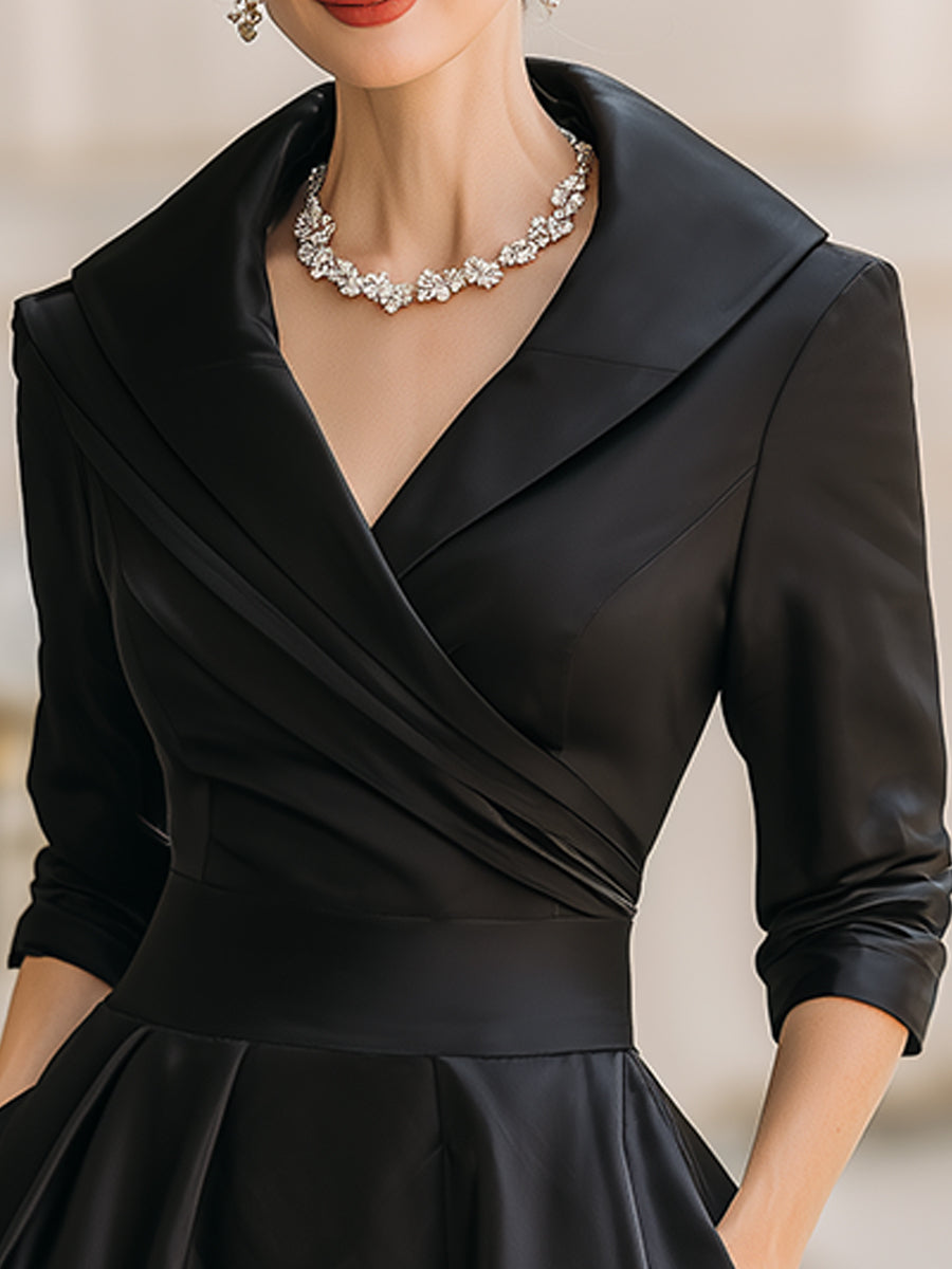 Satin Midi Robe