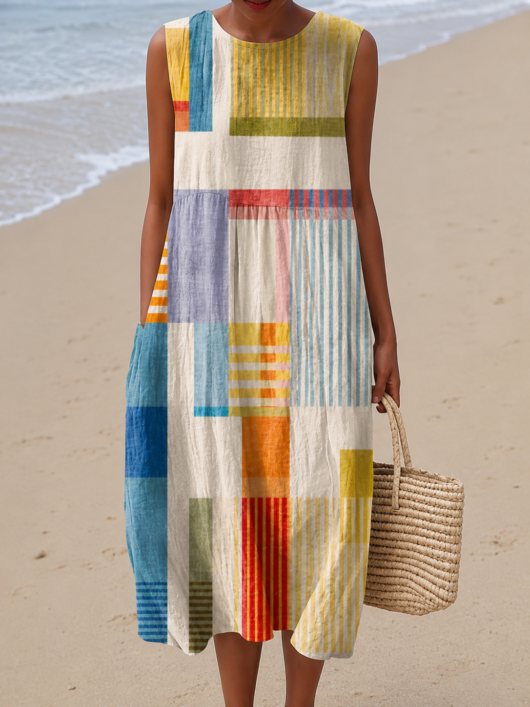 Sleeveless Midi Dress