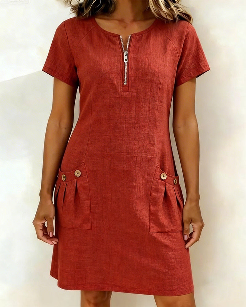 Lina Dress | Natural Elegance for Every Day
