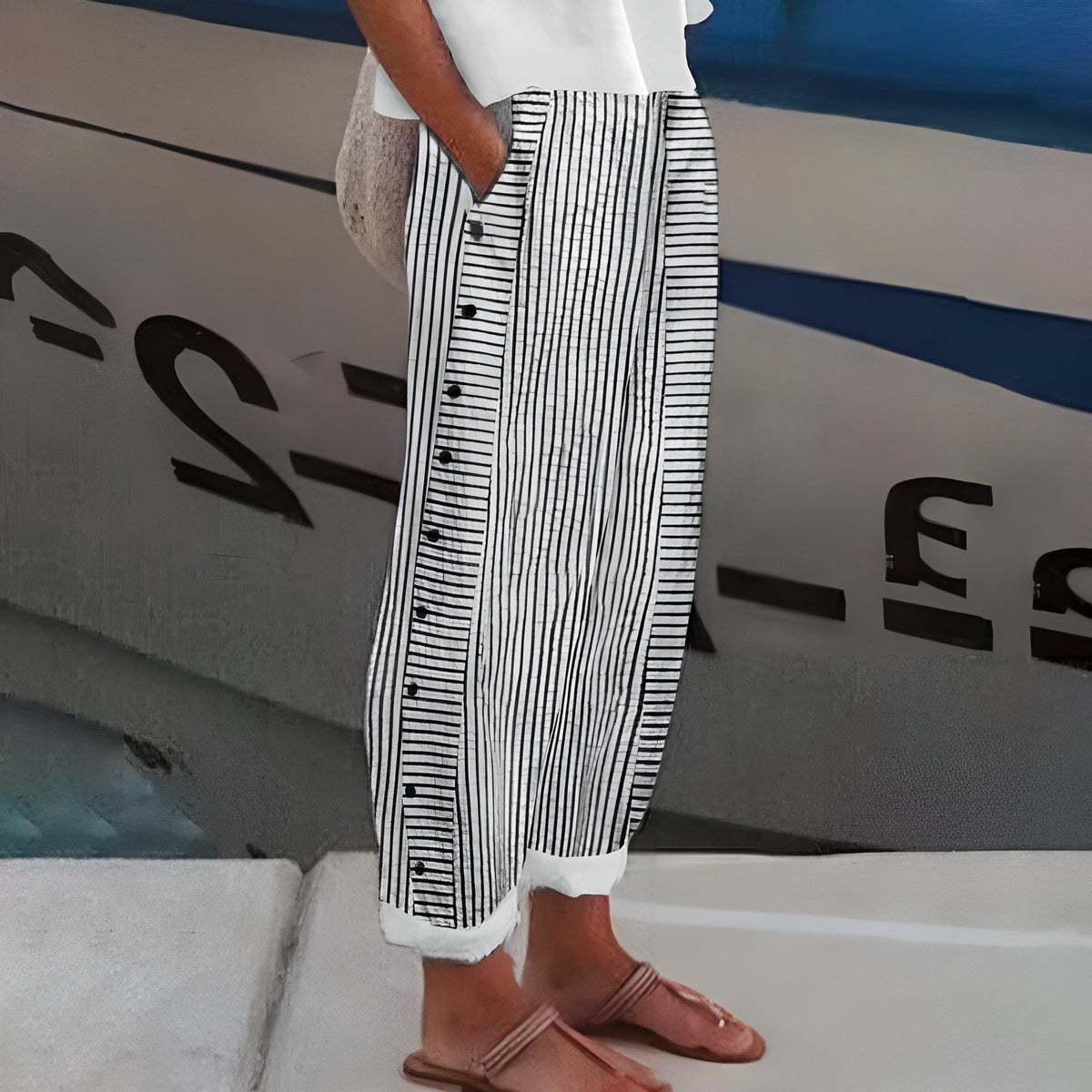 Comfortable Pants with Side Pockets
