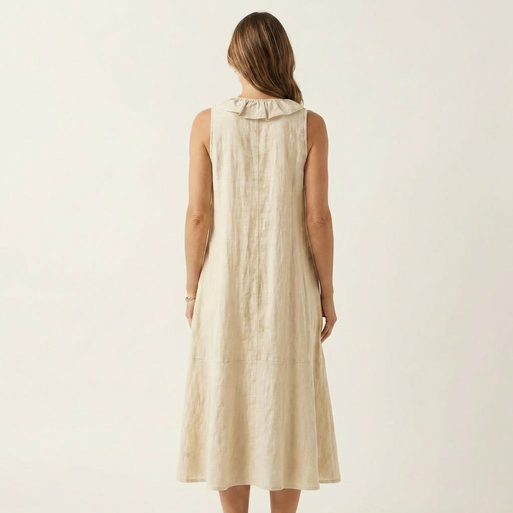 Maxi Linen Sleeveless Dress