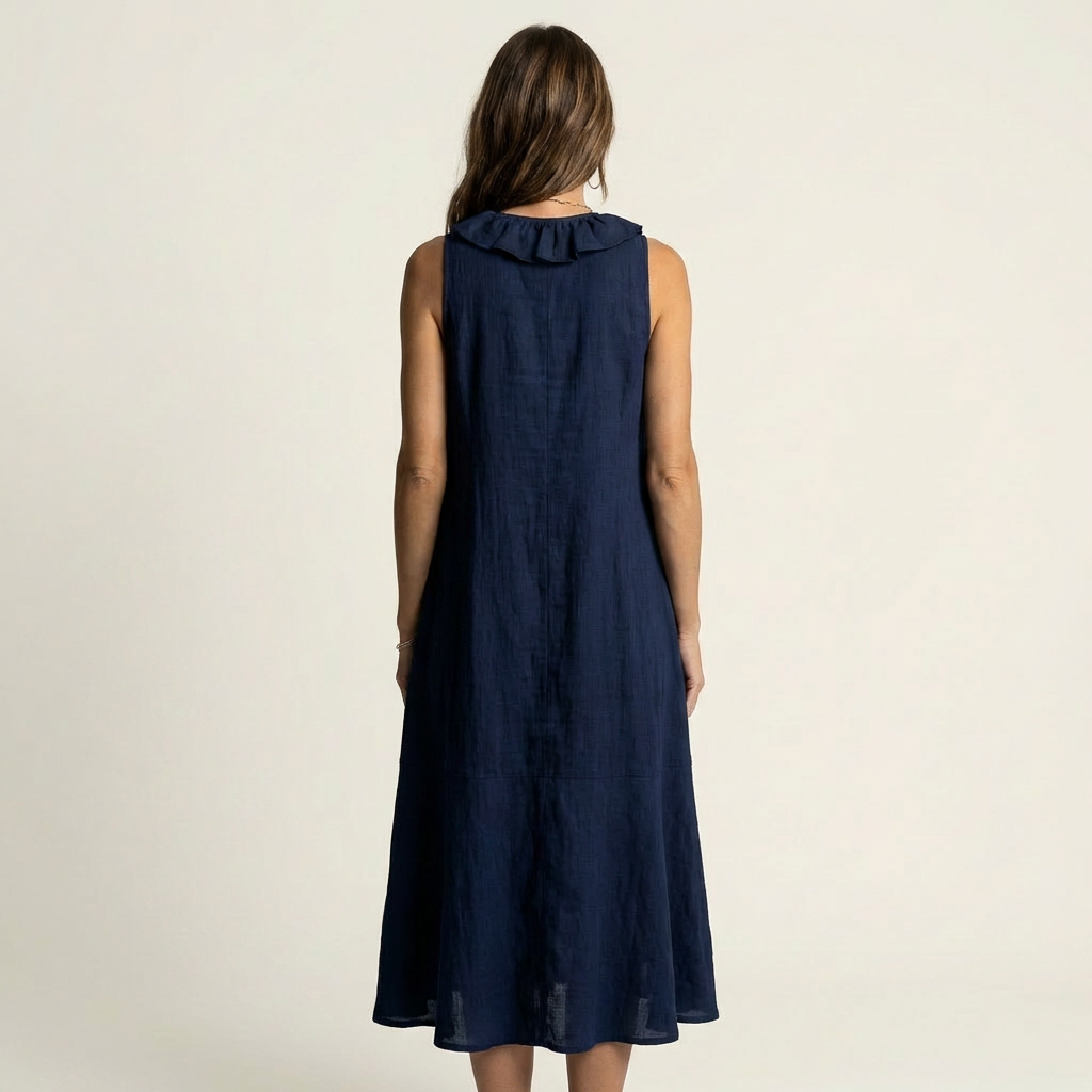 Maxi Linen Sleeveless Dress