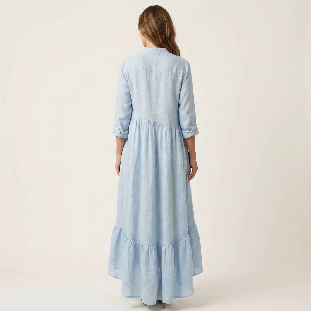High Neck Maxi Dress