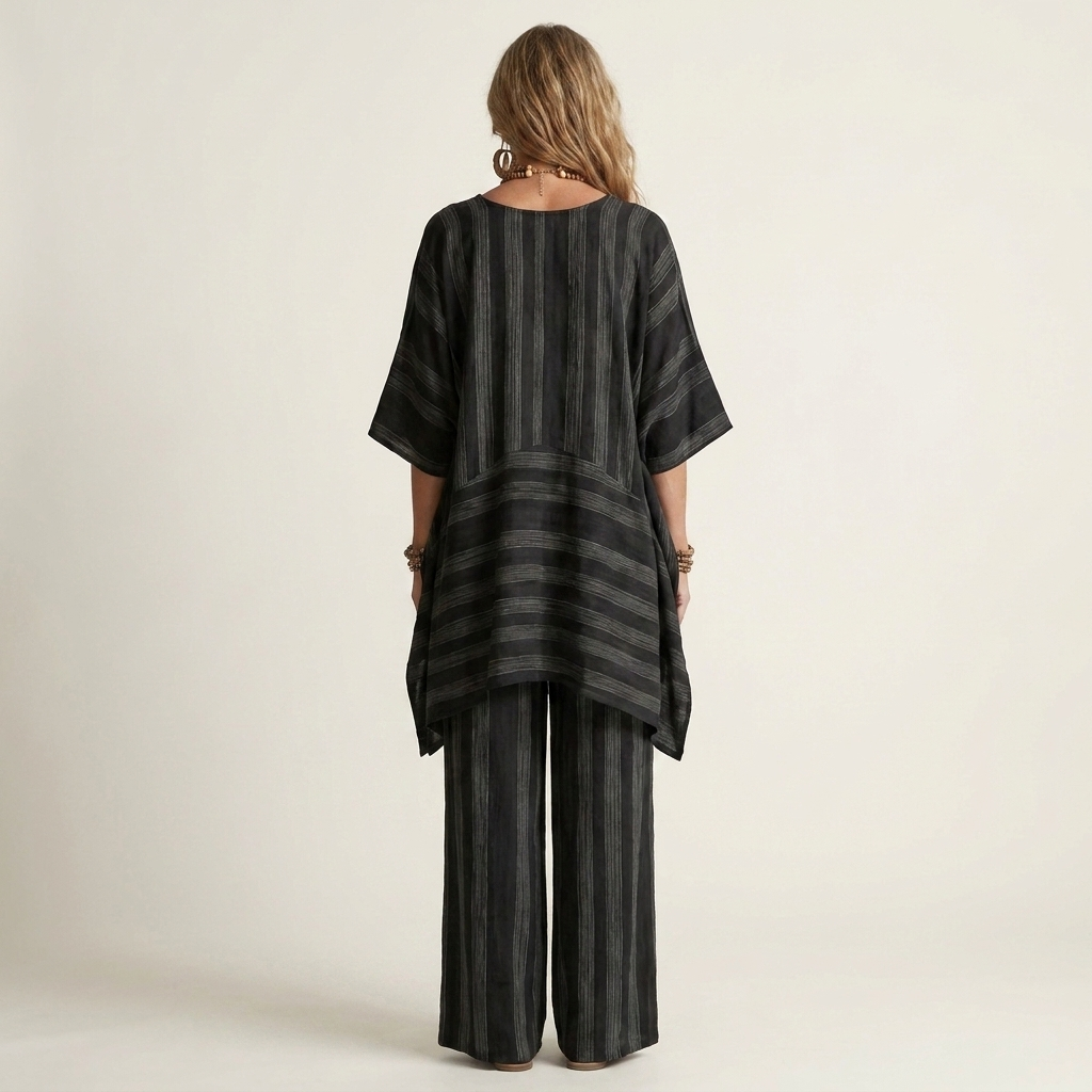 Two-Tone Cotton-Linen Set
