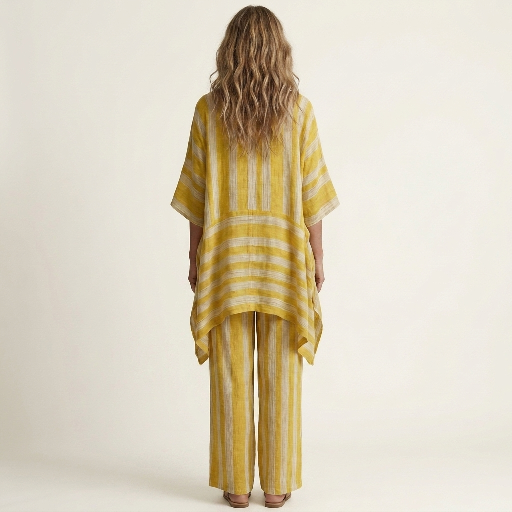 Two-Tone Cotton-Linen Set