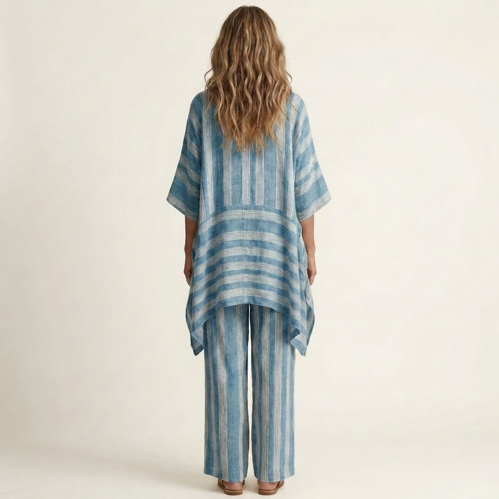 Two-Tone Cotton-Linen Set