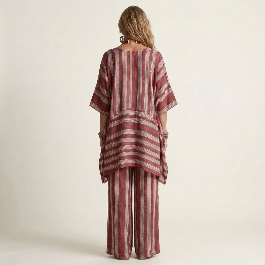 Two-Tone Cotton-Linen Set