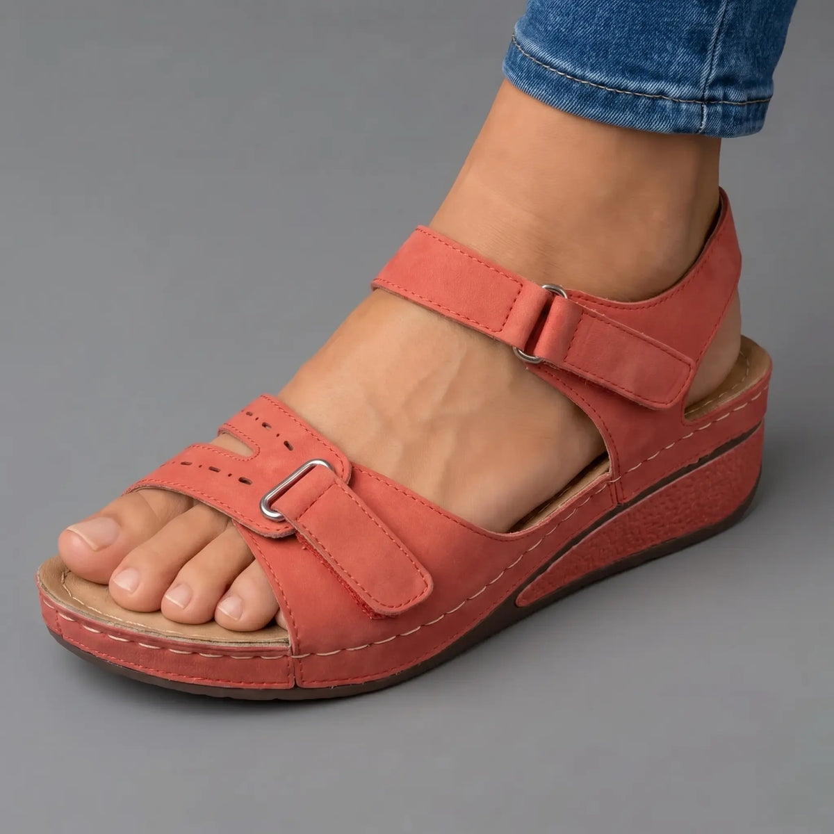 Coralie | Comfort Wedge Sandals with Cushioning