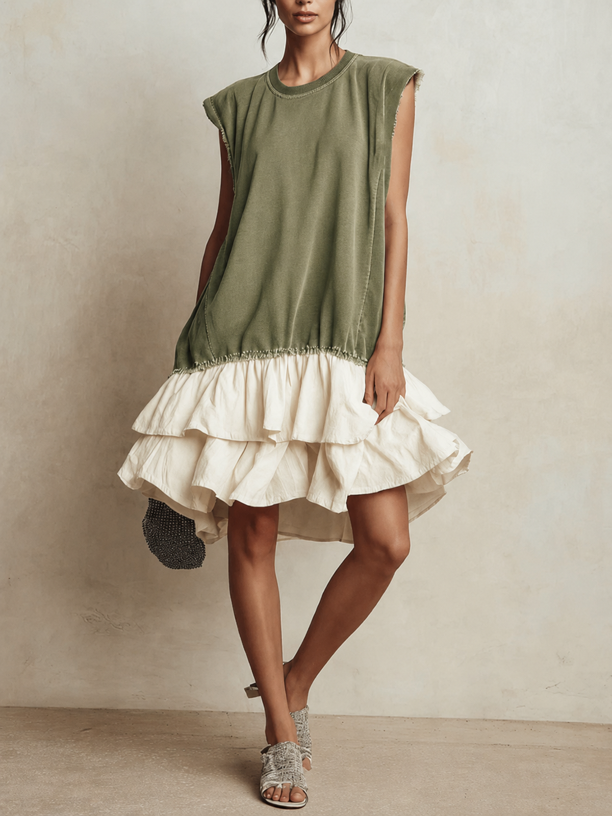 Ilaria | Relaxed Colour-Block Dress