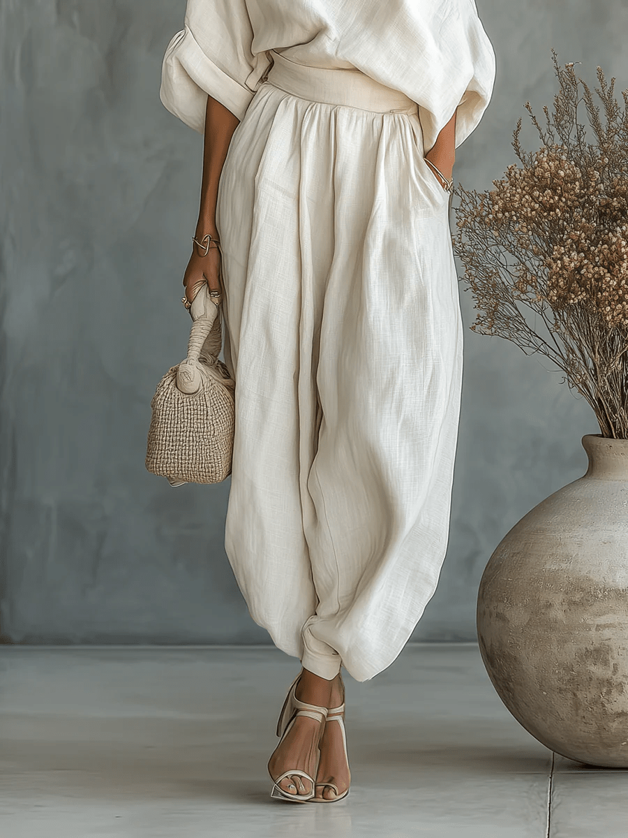 2-Piece Set with Bardot Neckline