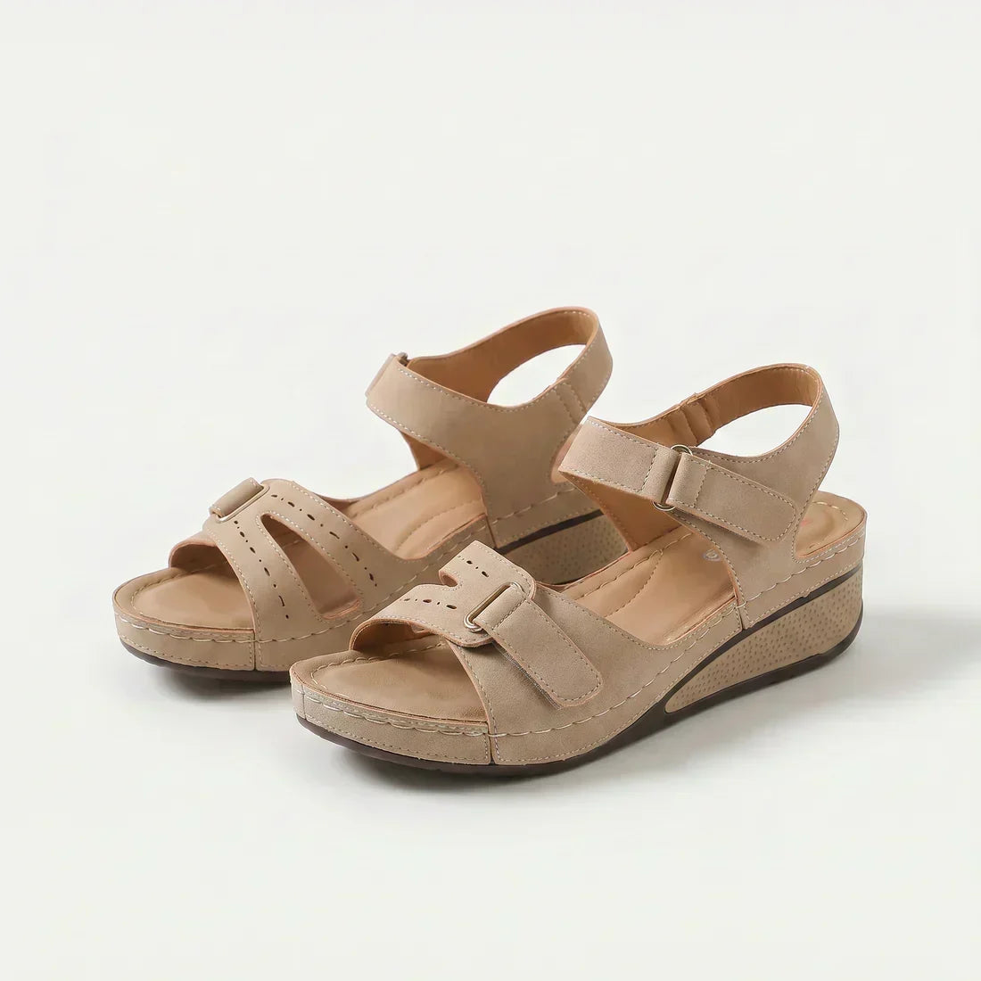 Coralie | Comfort Wedge Sandals with Cushioning