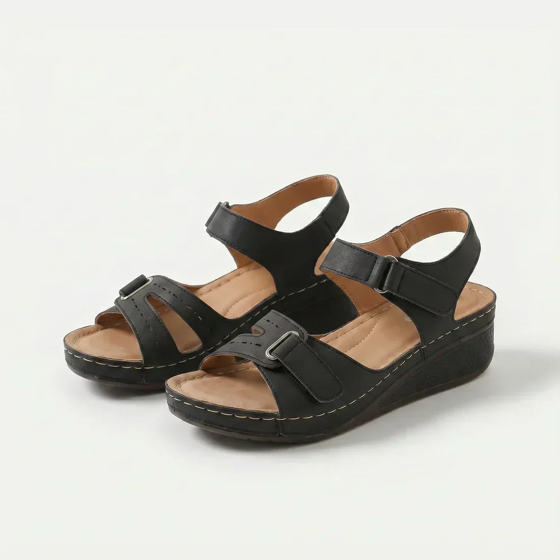 Coralie | Comfort Wedge Sandals with Cushioning