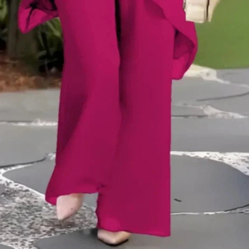 Elegant Asymmetrical Two-Piece Set