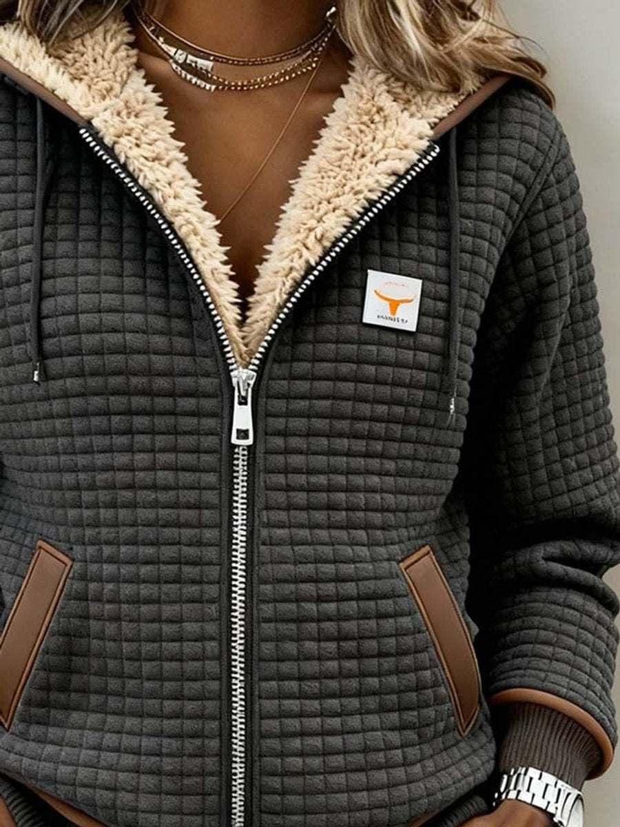 Silvana™ | Quilted Sherpa Jacket
